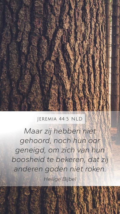 Jeremia 44:5 NLD Bible Verse Image