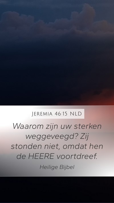 Jeremia 46:15 NLD Bible Verse Image