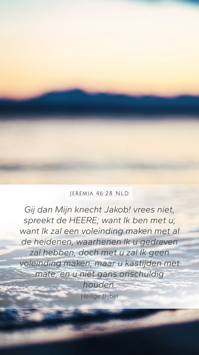 Jeremia 46:28 NLD Bible Verse Image