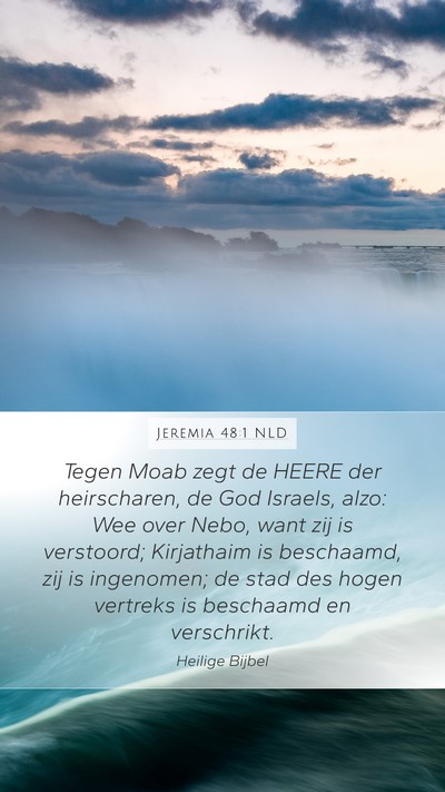 Jeremia 48:1 NLD Bible Verse Image