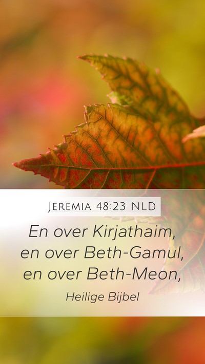 Jeremia 48:23 NLD Bible Verse Image
