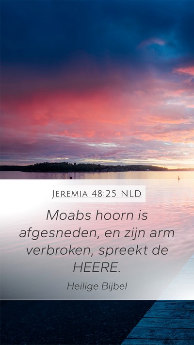 Jeremia 48:25 NLD Bible Verse Image