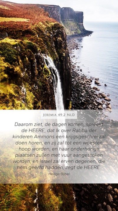 Jeremia 49:2 NLD Bible Verse Image