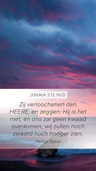 Jeremia 5:12 NLD Bible Verse Image