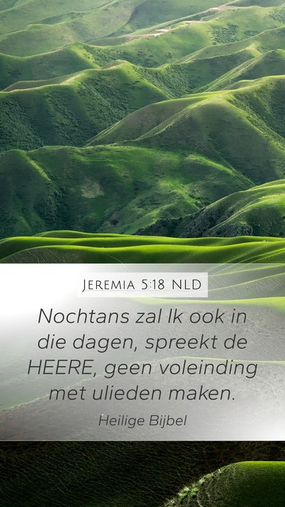 Jeremia 5:18 NLD Bible Verse Image
