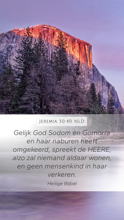Jeremia 50:40 NLD Bible Verse Image