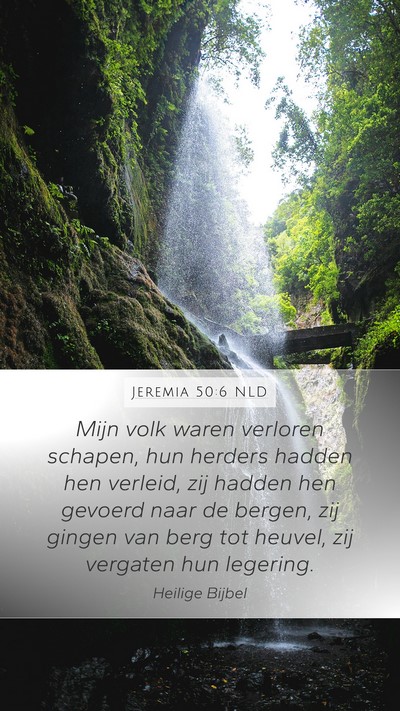 Jeremia 50:6 NLD Bible Verse Image