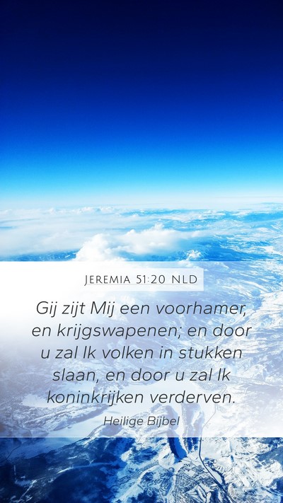 Jeremia 51:20 NLD Bible Verse Image