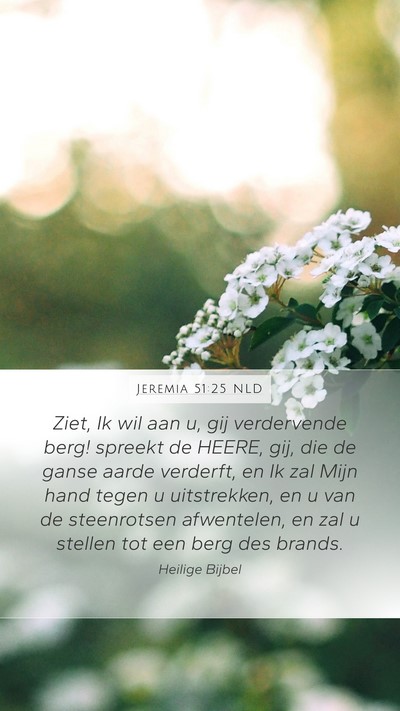 Jeremia 51:25 NLD Bible Verse Image