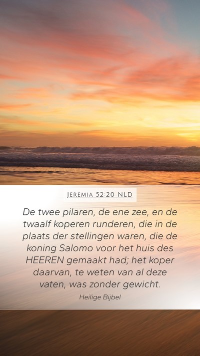 Jeremia 52:20 NLD Bible Verse Image