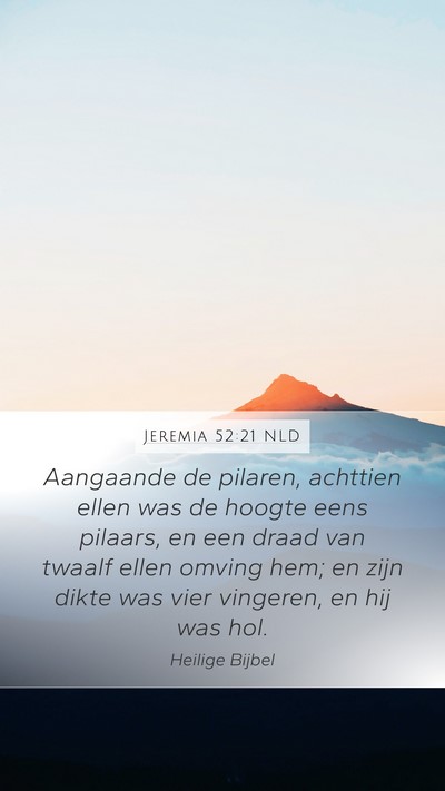 Jeremia 52:21 NLD Bible Verse Image
