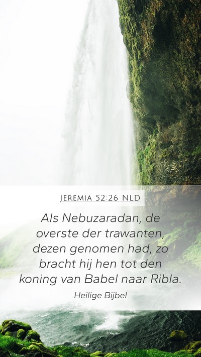 Jeremia 52:26 NLD Bible Verse Image