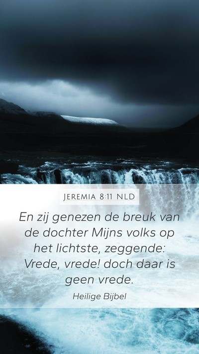 Jeremia 8:11 NLD Bible Verse Image