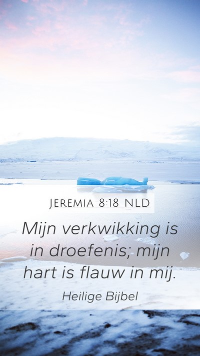 Jeremia 8:18 NLD Bible Verse Image