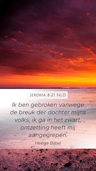 Jeremia 8:21 NLD Bible Verse Image