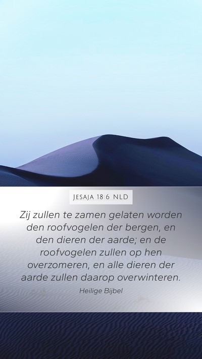 Jesaja 18:6 NLD Bible Verse Image