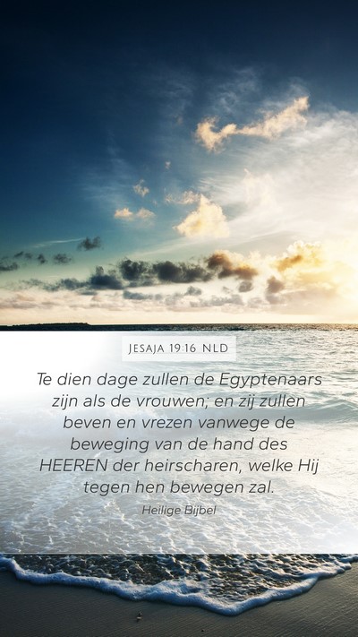Jesaja 19:16 NLD Bible Verse Image