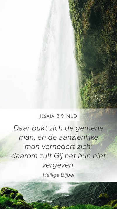 Jesaja 2:9 NLD Bible Verse Image