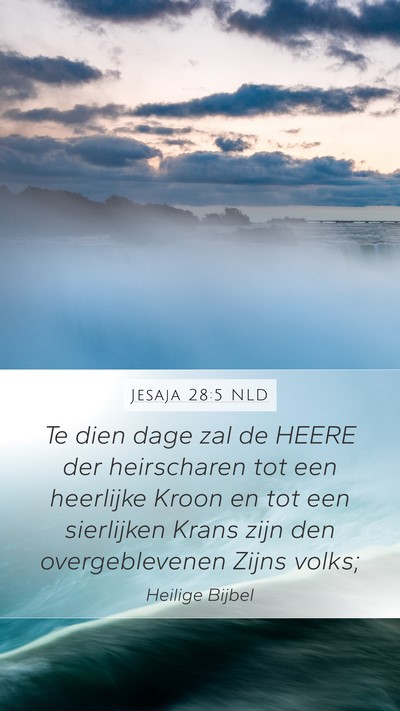 Jesaja 28:5 NLD Bible Verse Image