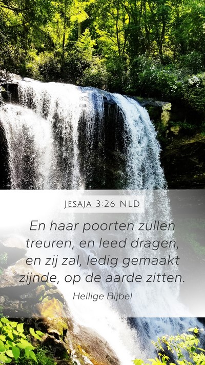 Jesaja 3:26 NLD Bible Verse Image