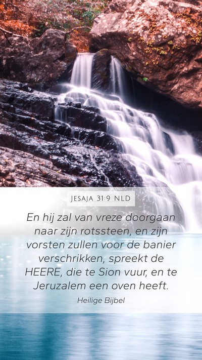 Jesaja 31:9 NLD Bible Verse Image
