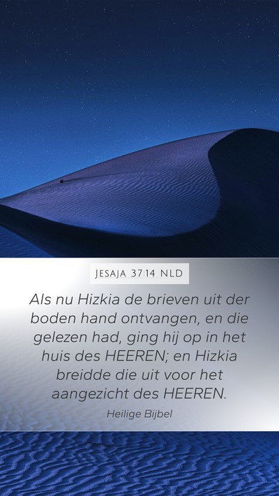 Jesaja 37:14 NLD Bible Verse Image