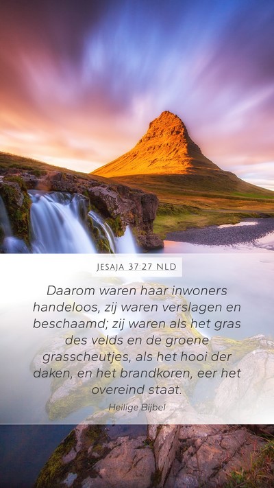 Jesaja 37:27 NLD Bible Verse Image
