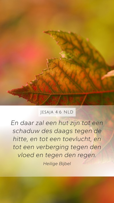 Jesaja 4:6 NLD Bible Verse Image