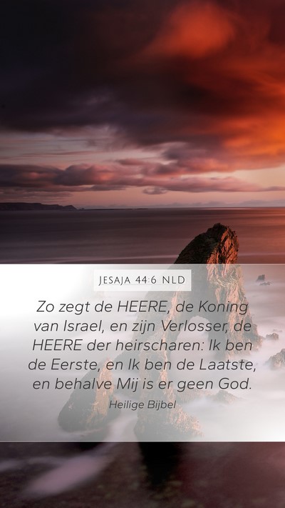 Jesaja 44:6 NLD Bible Verse Image