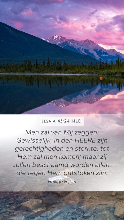 Jesaja 45:24 NLD Bible Verse Image