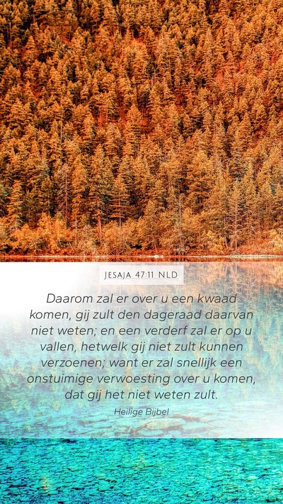 Jesaja 47:11 NLD Bible Verse Image
