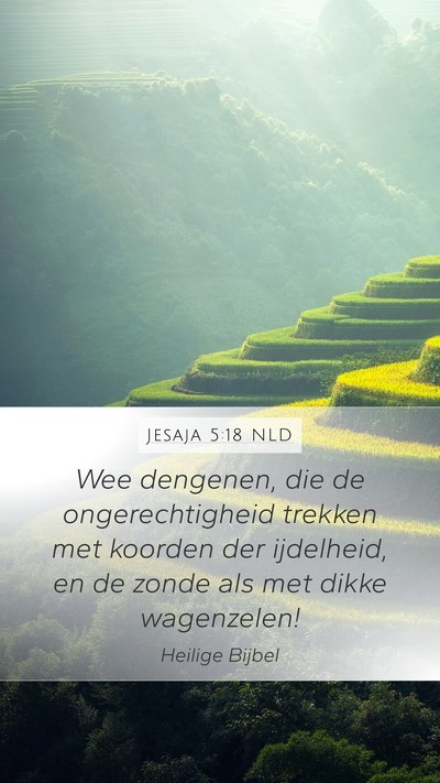 Jesaja 5:18 NLD Bible Verse Image