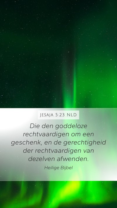 Jesaja 5:23 NLD Bible Verse Image