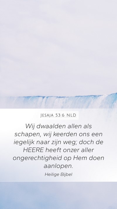 Jesaja 53:6 NLD Bible Verse Image