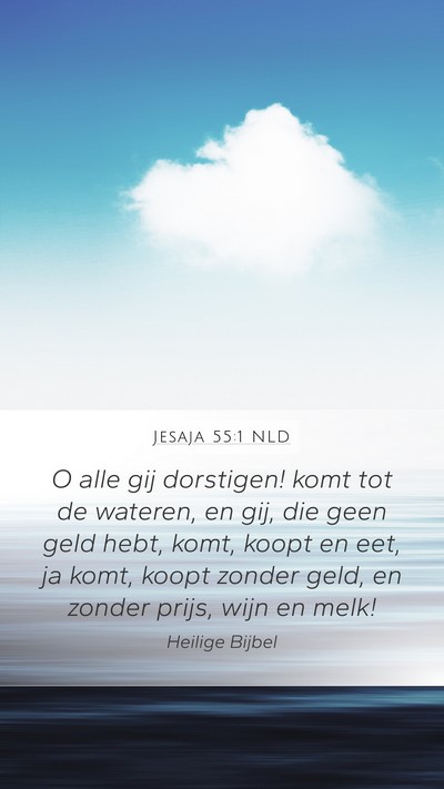 Jesaja 55:1 NLD Bible Verse Image