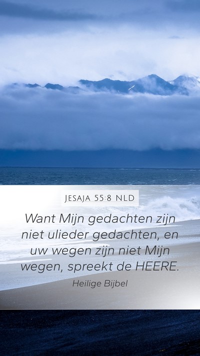 Jesaja 55:8 NLD Bible Verse Image