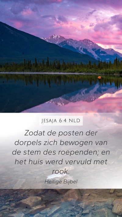 Jesaja 6:4 NLD Bible Verse Image