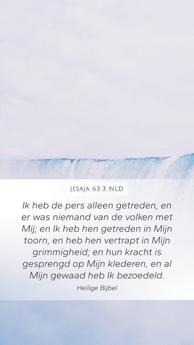 Jesaja 63:3 NLD Bible Verse Image