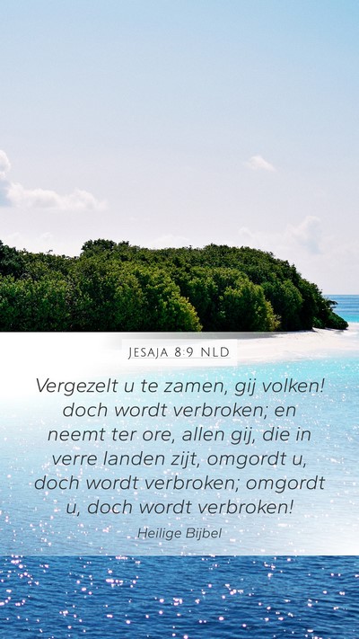 Jesaja 8:9 NLD Bible Verse Image