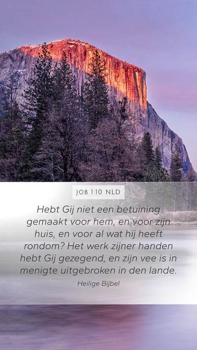 Job 1:10 NLD Bible Verse Image