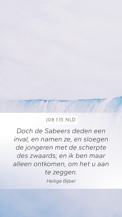 Job 1:15 NLD Bible Verse Image