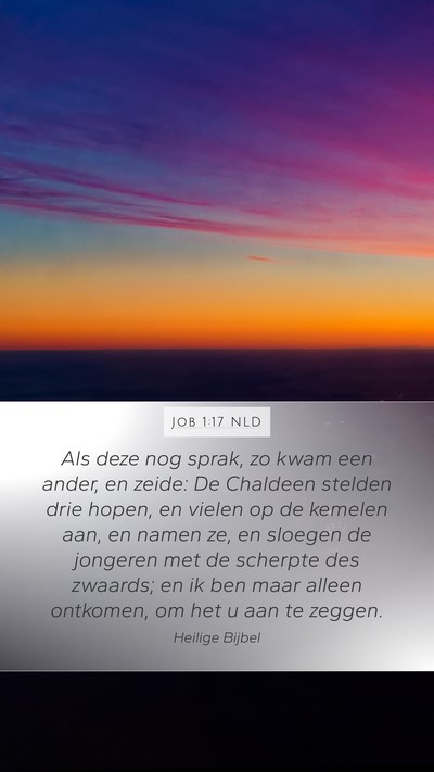 Job 1:17 NLD Bible Verse Image