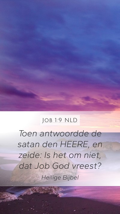 Job 1:9 NLD Bible Verse Image