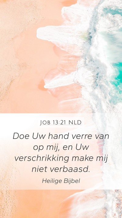 Job 13:21 NLD Bible Verse Image