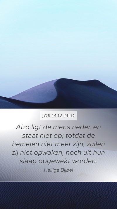 Job 14:12 NLD Bible Verse Image