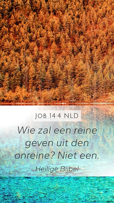 Job 14:4 NLD Bible Verse Image