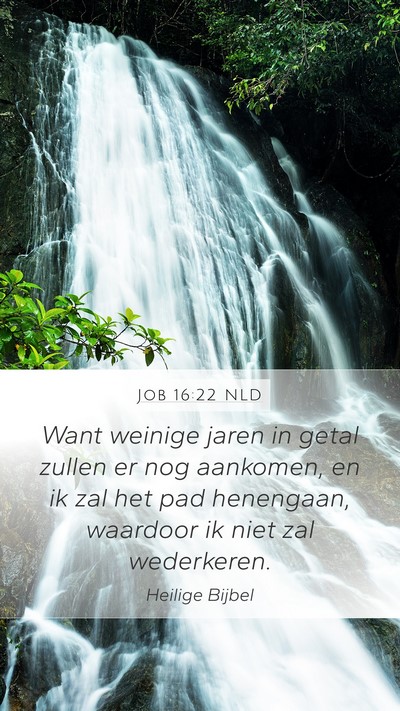 Job 16:22 NLD Bible Verse Image