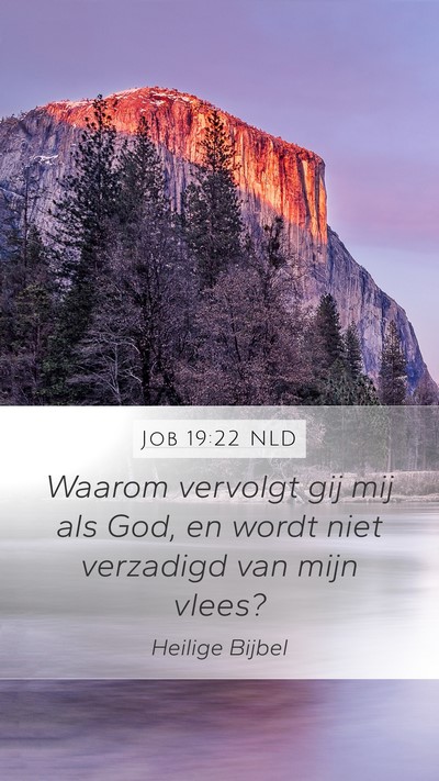 Job 19:22 NLD Bible Verse Image