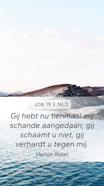 Job 19:3 NLD Bible Verse Image