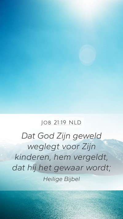 Job 21:19 NLD Bible Verse Image